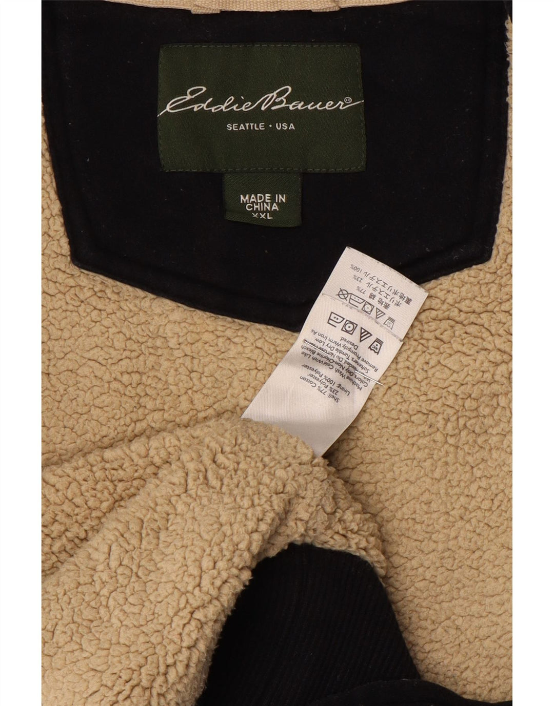 Ανδρική αθλητική φόρμα Eddie Bauer Top Jacket 2XL Navy Blue Cotton