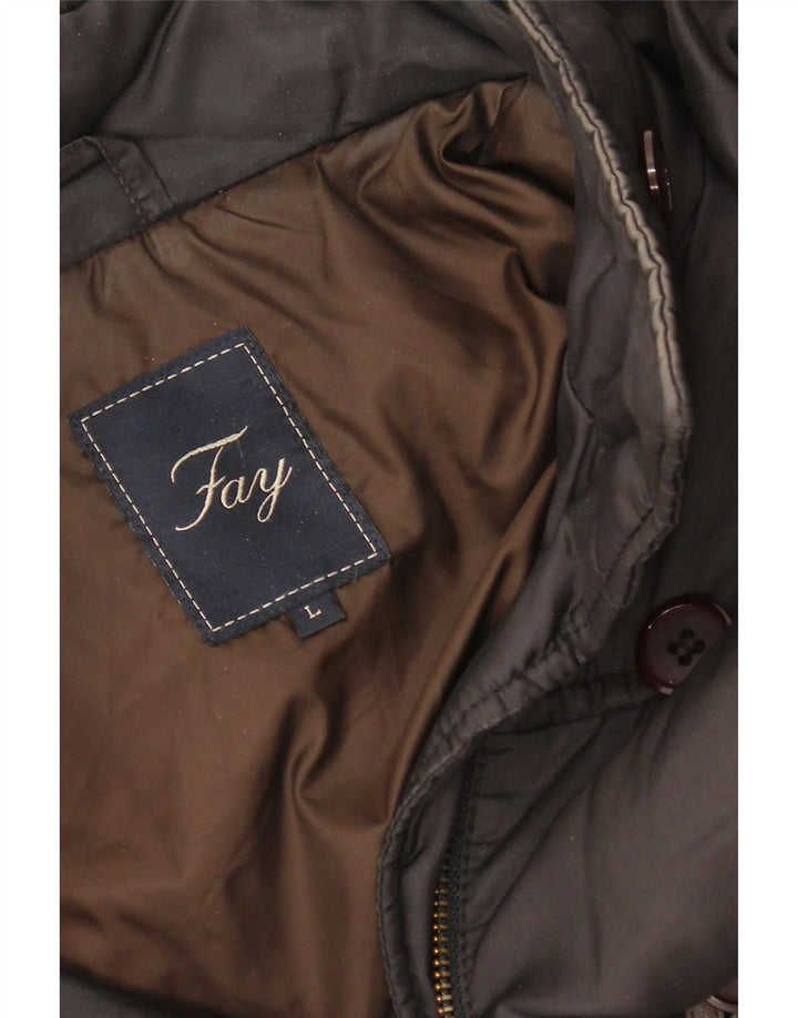 Γυναικείο παλτό Fay Windbreaker UK 16 Large Brown