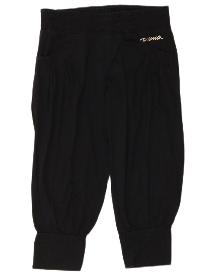 Puma Γυναικεία φόρμα Capri Παντελόνι Joggers UK 12 Medium Black Polyester