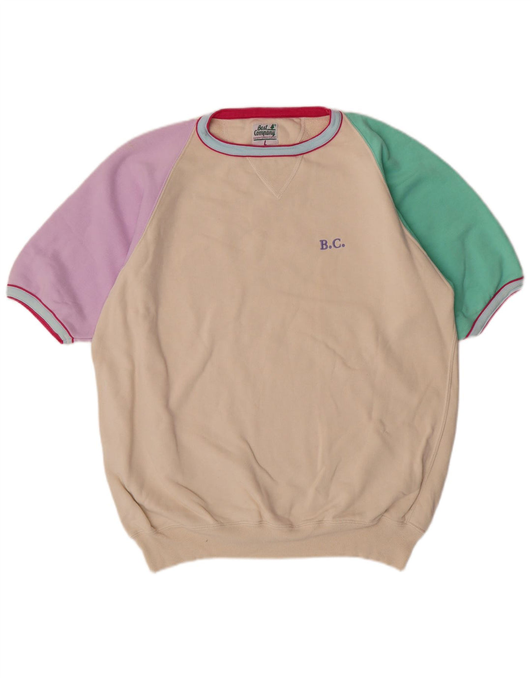 Καλύτερο ανδρικό γραφικό φούτερ με κοντό μανίκι πουκάμισο μεγάλο μπεζ βαμβακερό