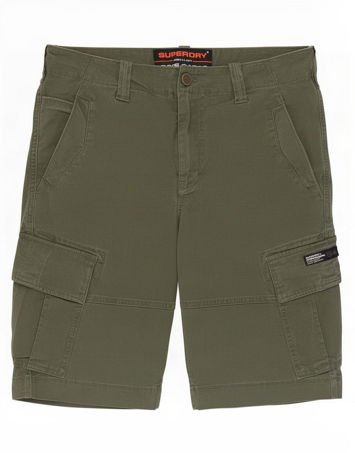 Ανδρικό σορτς Cargo Superdry W30 Βαμβακερό μεσαίο πράσινο