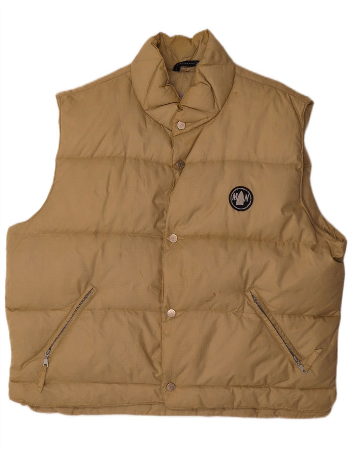 Murphy & Nye Mens Padded Gilet UK 42 XL Beige