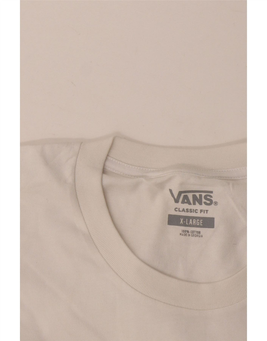 Ανδρικό T-Shirt VANS Classic Fit Top XL Λευκό βαμβακερό