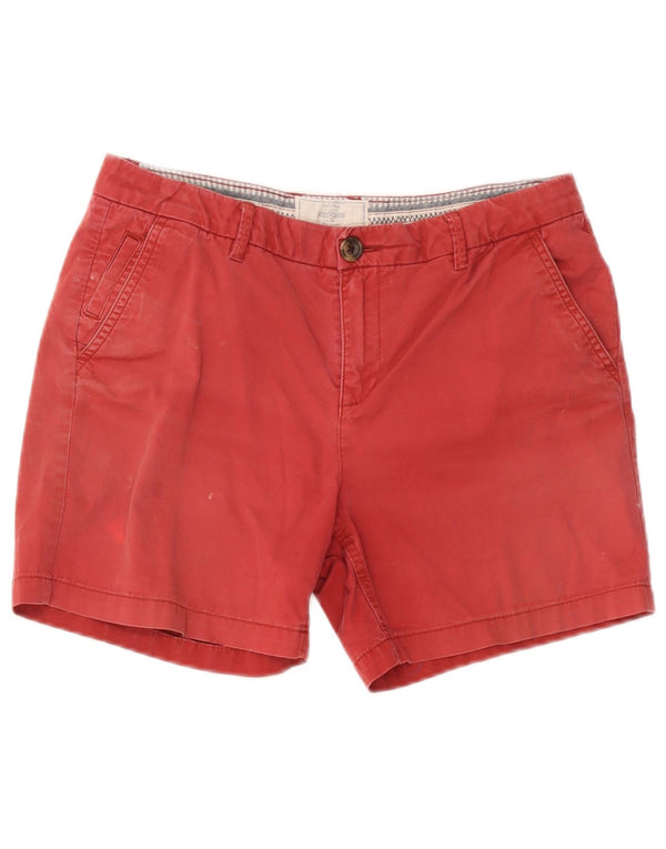 Γυναικείο σορτς Chino UK 10 Small W32 από βαμβακερό κόκκινο χρώμα