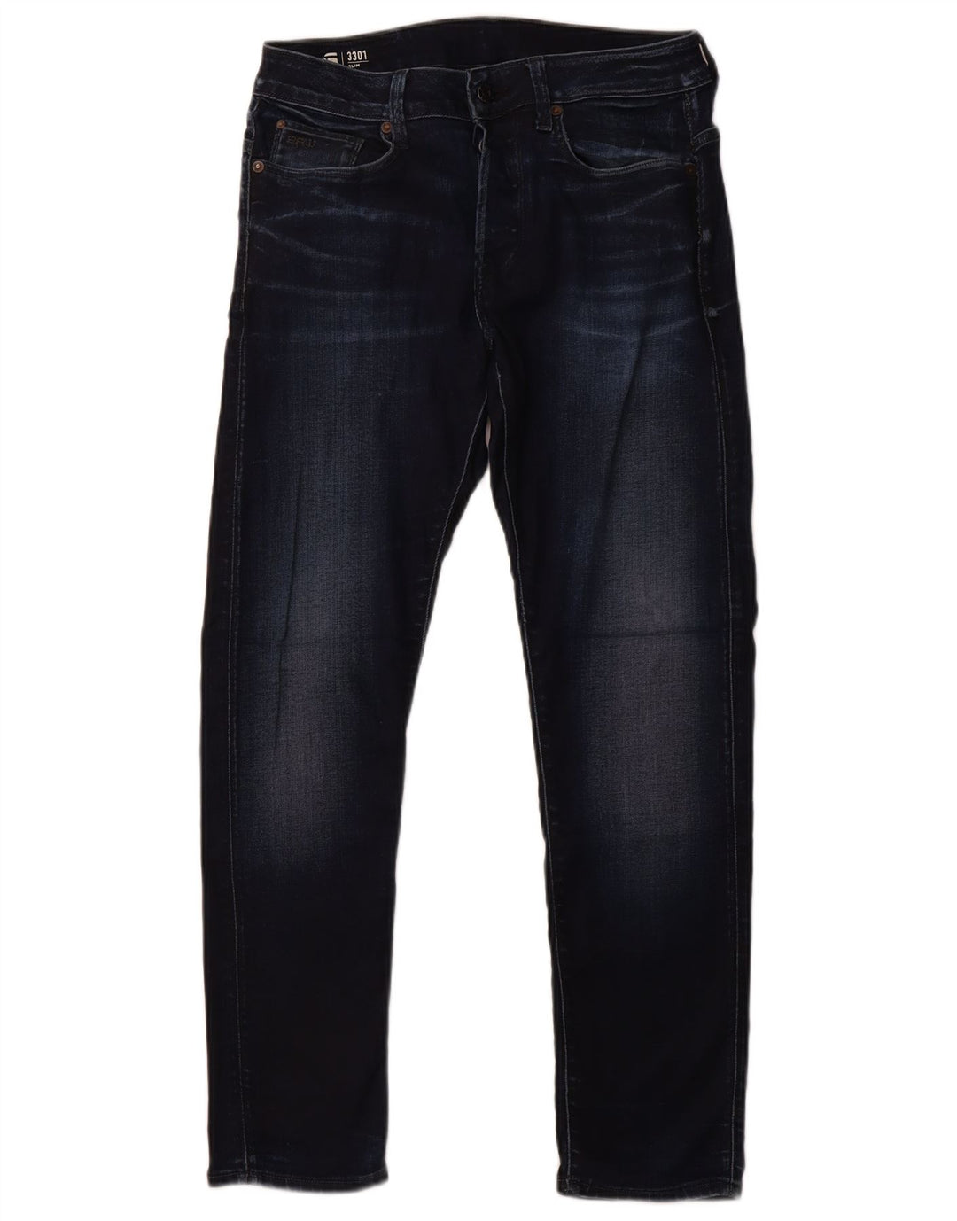 G-STAR Γυναικείο 3301 Slim Jeans W29 L30 Navy Blue Cotton