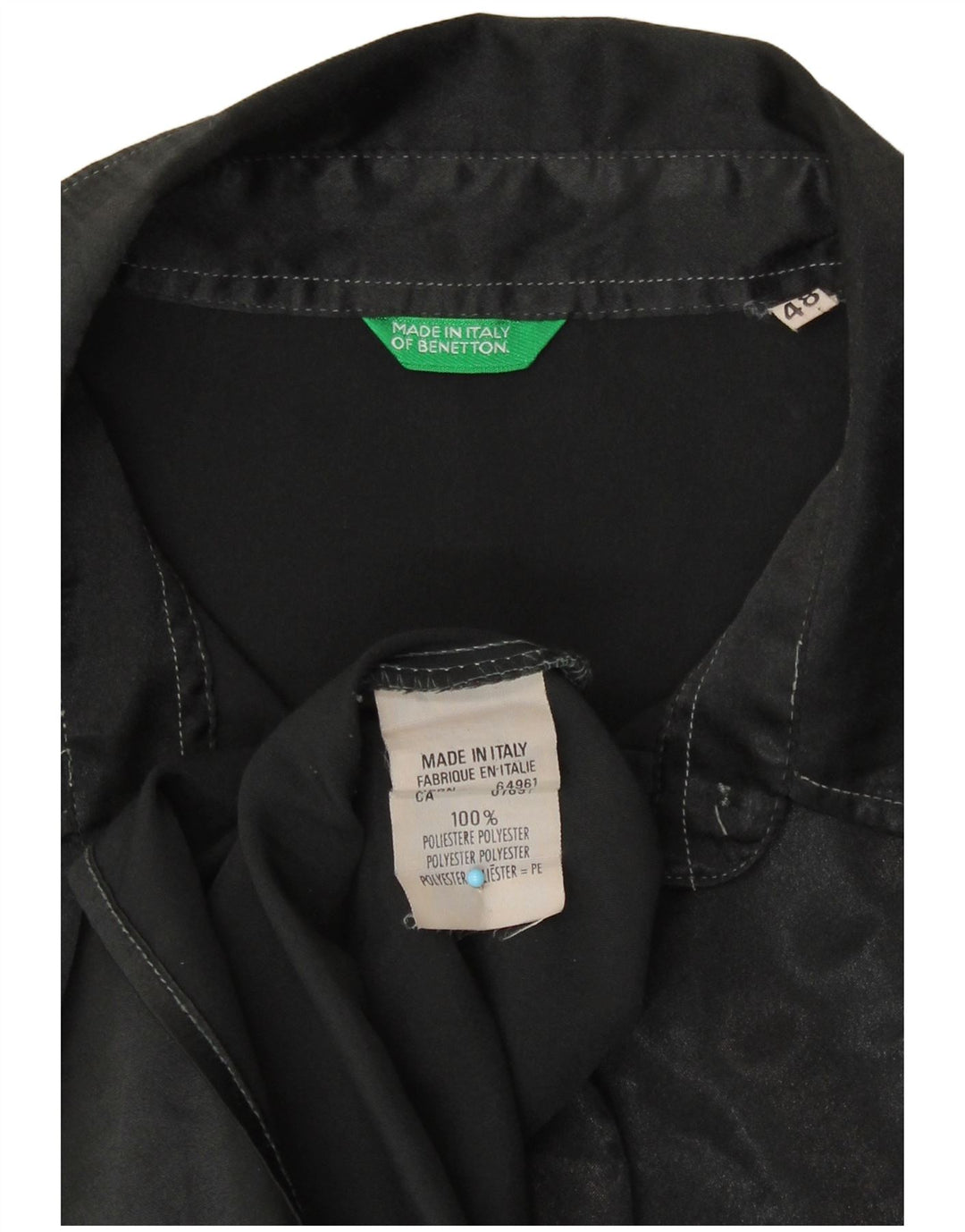 Γυναικείο πουκάμισο Benetton IT 48 XL Μαύρο Animal Print Polyester