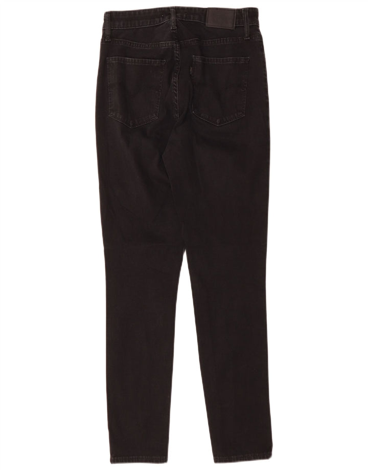 LEVI'S Γυναικείο 721 ψηλό ψηλό στενό τζιν W28 L28 μαύρο βαμβακερό