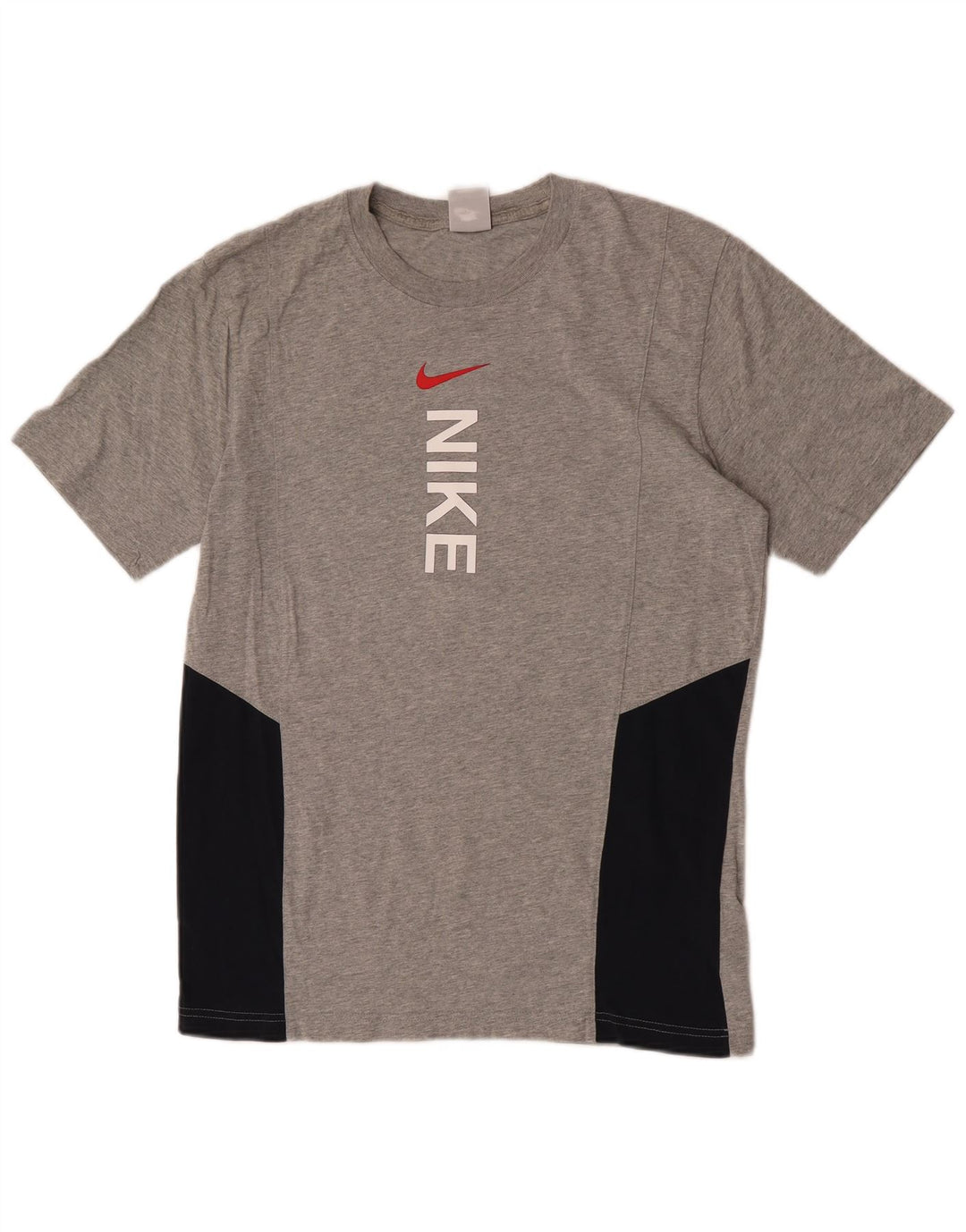 Ανδρικό γραφικό μπλουζάκι Nike με μεσαίο γκρι χρώμα, βαμβακερό