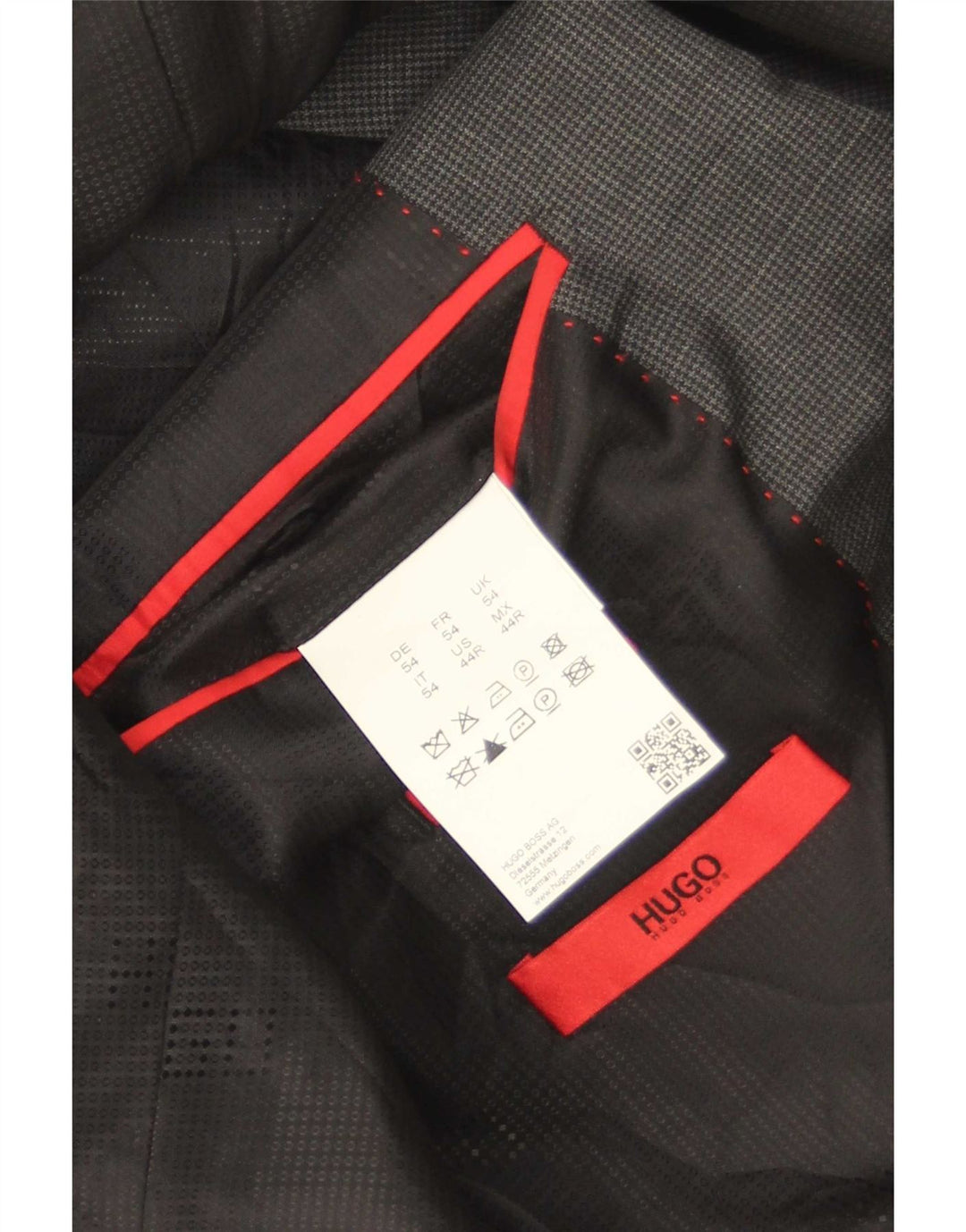 Ανδρικό σακάκι σακάκι Hugo Boss EU 54 2XL Grey Houndstooth