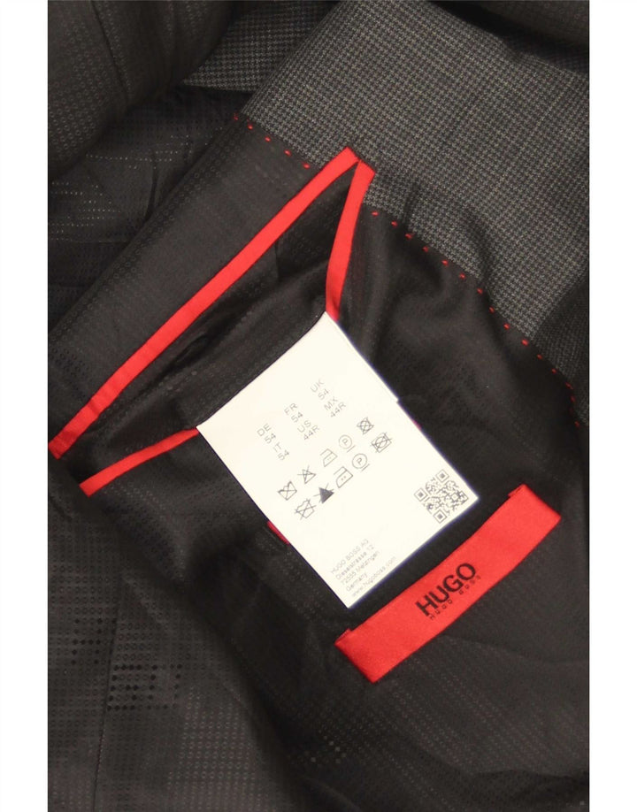 Ανδρικό σακάκι σακάκι Hugo Boss EU 54 2XL Grey Houndstooth