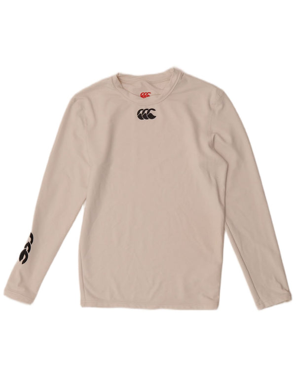 Canterbury Γυναικείο τοπ μακρυμάνικο UK 12 Medium White