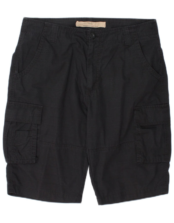 Vintage Mens Cargo Shorts XL W36  Navy Blue