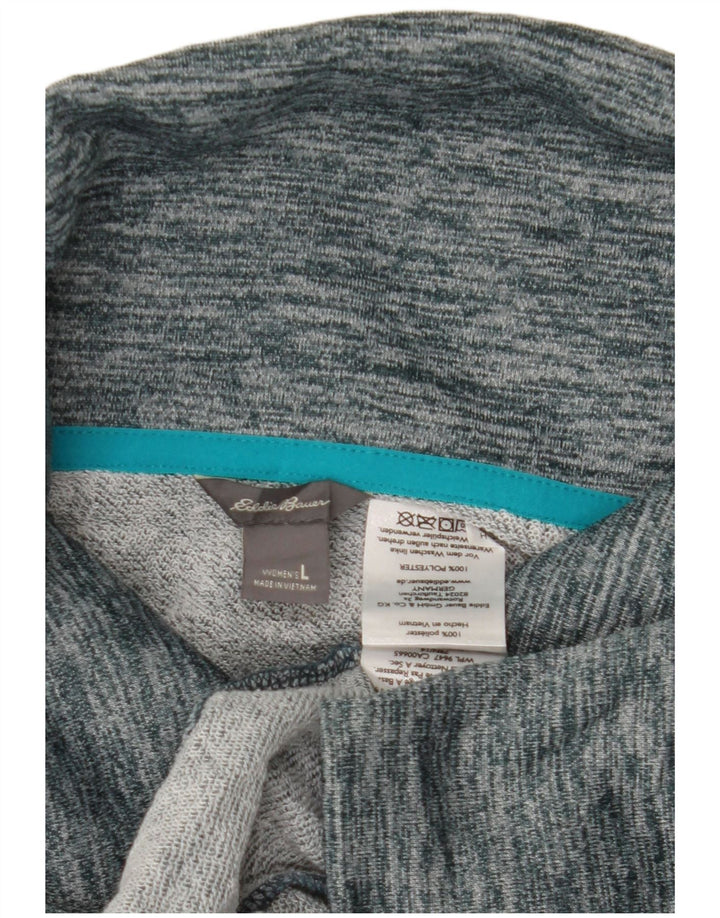 Γυναικεία αθλητική φόρμα Eddie Bauer Top Jacket UK 16 Large Blue Flecked Polyester