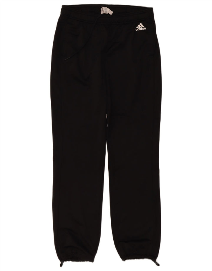 Γυναικεία αθλητική φόρμα Adidas Παντελόνι Joggers UK 12/14 Μεσαίο μαύρο πολυεστέρα