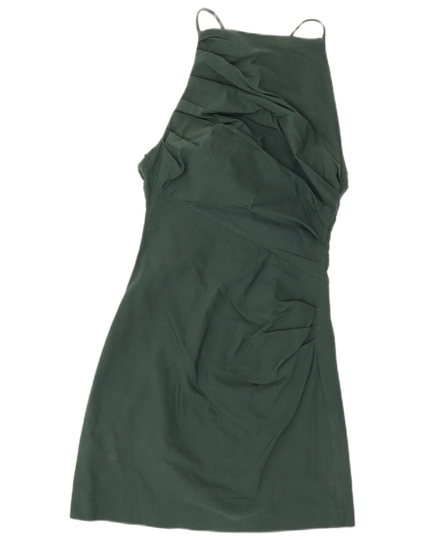Zara Γυναικείο Φόρεμα Bodycon UK 8 Small Green