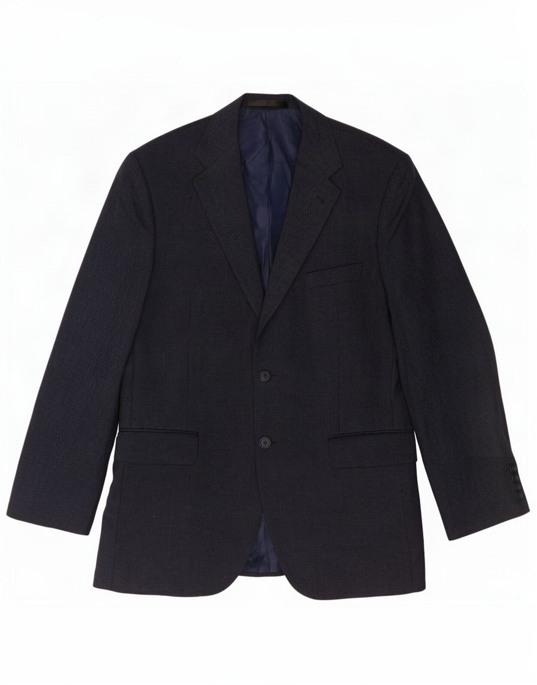 Marks & Spencer Ανδρικό μπλέιζερ με 2 κουμπιά μπουφάν UK 42 Large Navy Blue New Wool