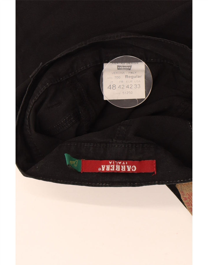 Carrera Ανδρικό σορτς casual IT 48 Medium W30 Μαύρο βαμβακερό