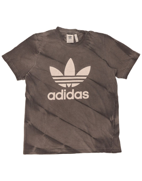 Ανδρικό γραφικό T-Shirt Adidas Top Large Grey Tie Dye Cotton