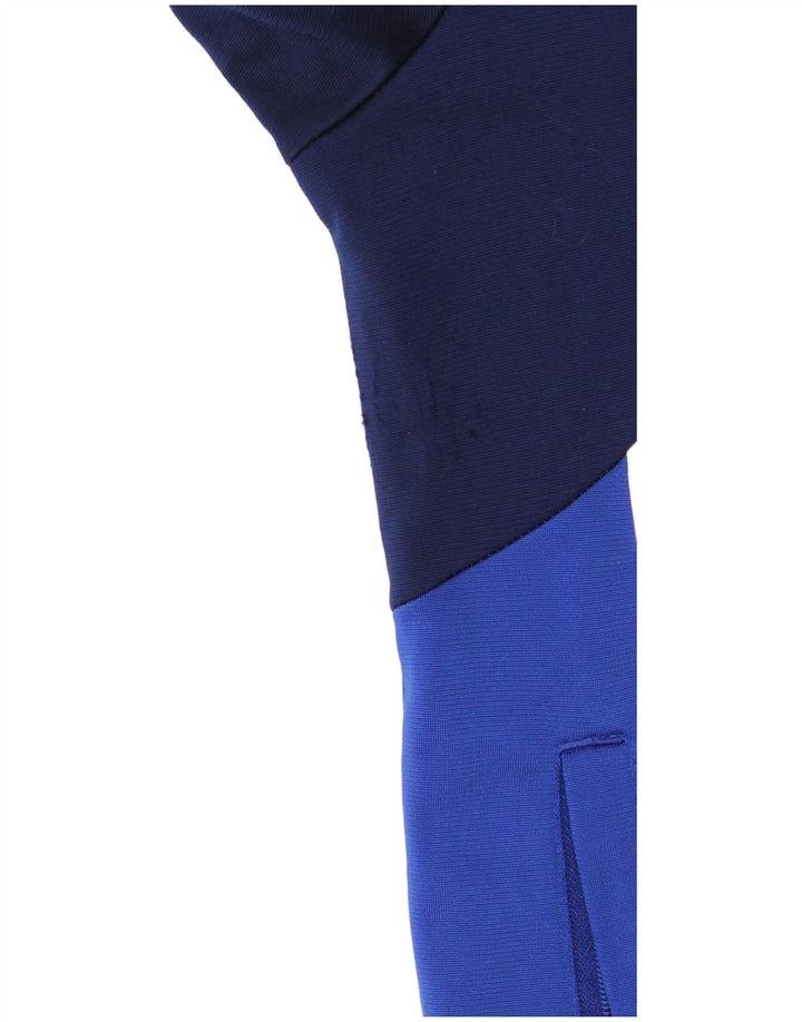 Ανδρική φόρμα γυμναστικής ADIDAS Top Jacket UK 38/40 Medium Blue Colourblock