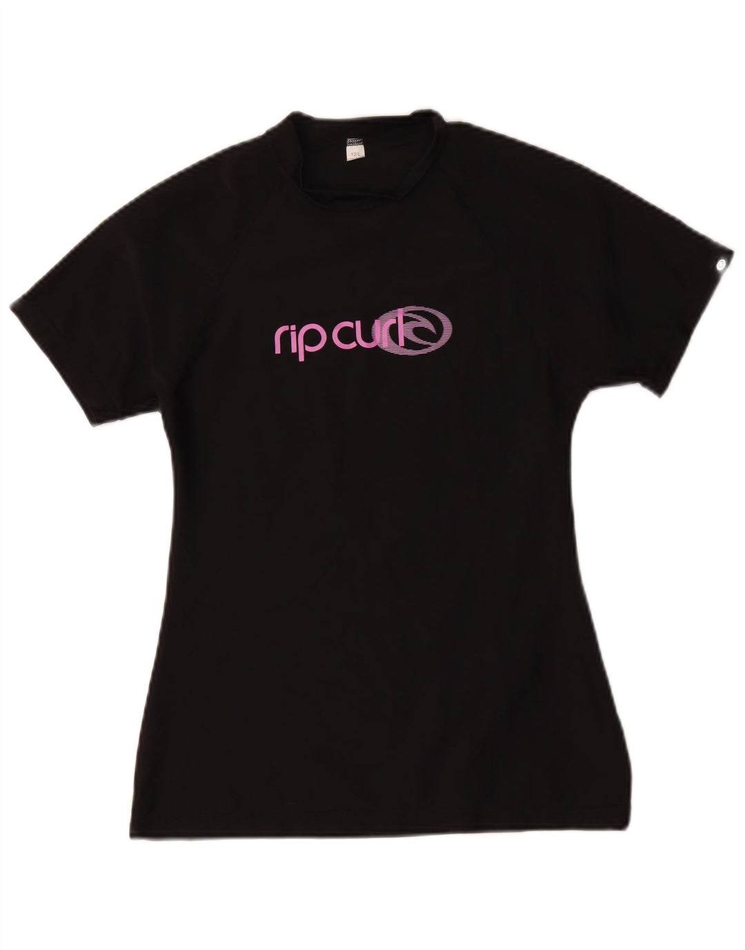 Γυναικείο γραφικό μπλουζάκι Rip Curl Top US 12 Large Black Polyamide