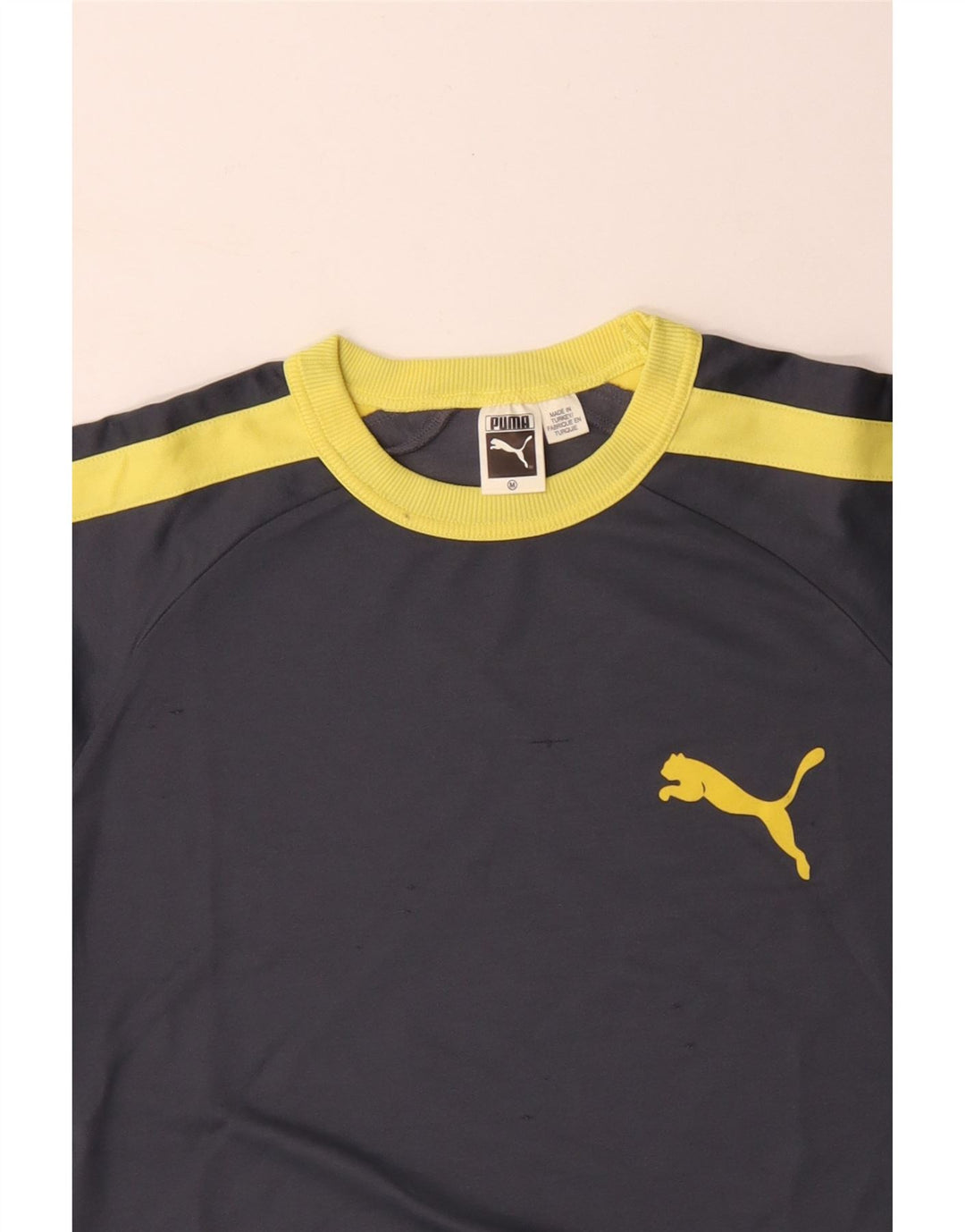 Ανδρικό T-Shirt PUMA Τοπ μεσαίου γκρι χρώματος βαμβακερό