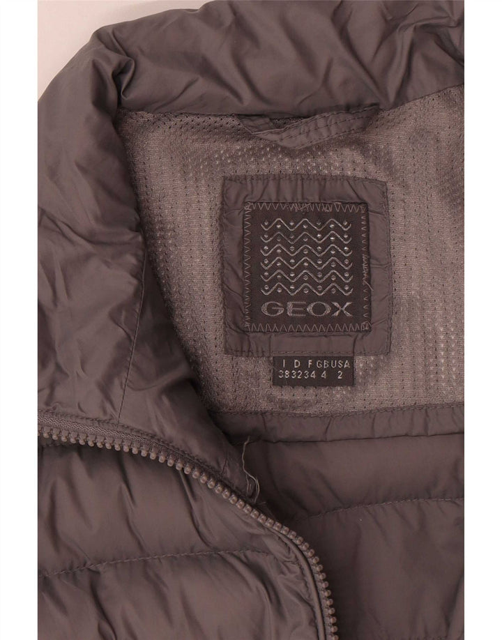 Γυναικείο μπουφάν Geox Oversized padded UK 4 XS Grey Polyester