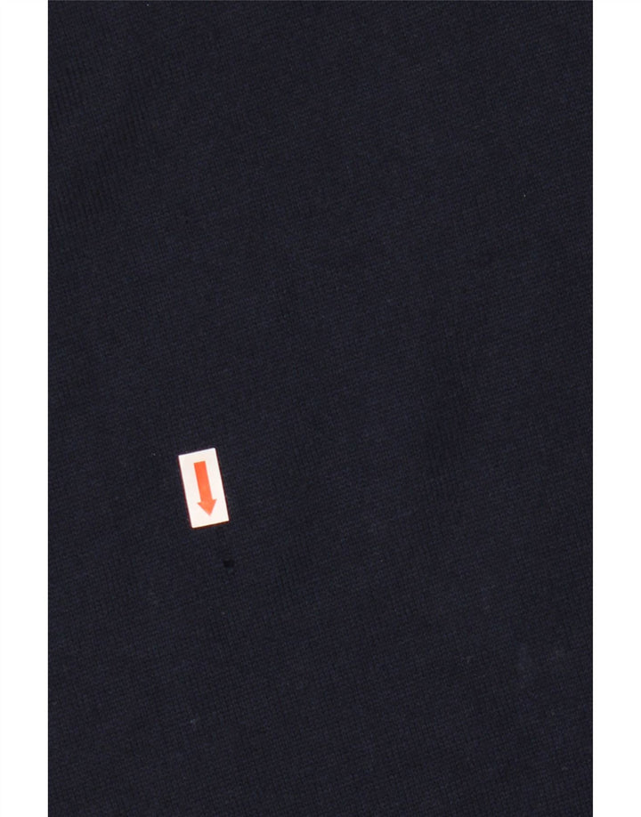 Ανδρικό πουλόβερ Basic Roll Neck Jumper IT 56 XL Navy Blue Wool