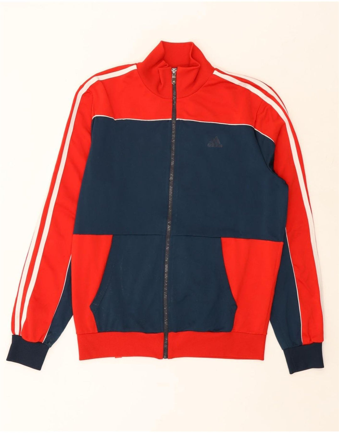 Ανδρική φόρμα ADIDAS Top Jacket UK 38/40 Μεσαίο κόκκινο χρώμα πολυεστέρα
