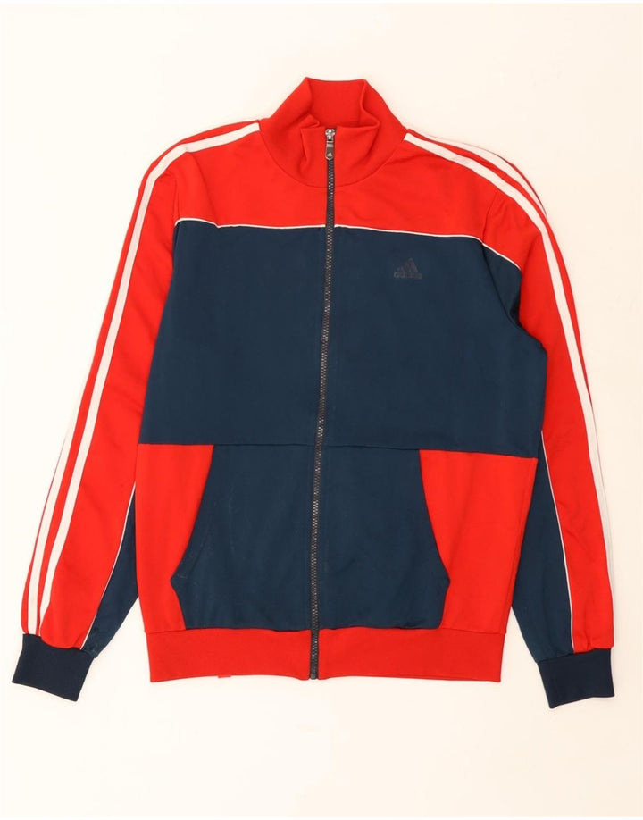 Ανδρική φόρμα ADIDAS Top Jacket UK 38/40 Μεσαίο κόκκινο χρώμα πολυεστέρα