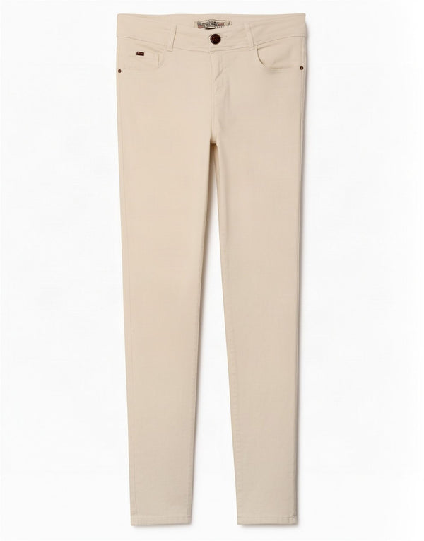 Zara Γυναικείο Trafaluc Skinny Jeans EU 40 Medium W30 L32 Λευκό