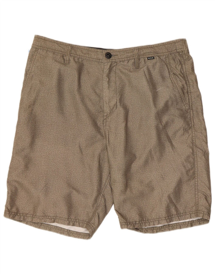 Ανδρικό σορτς Chino Hurley W34 Large Khaki Polyester