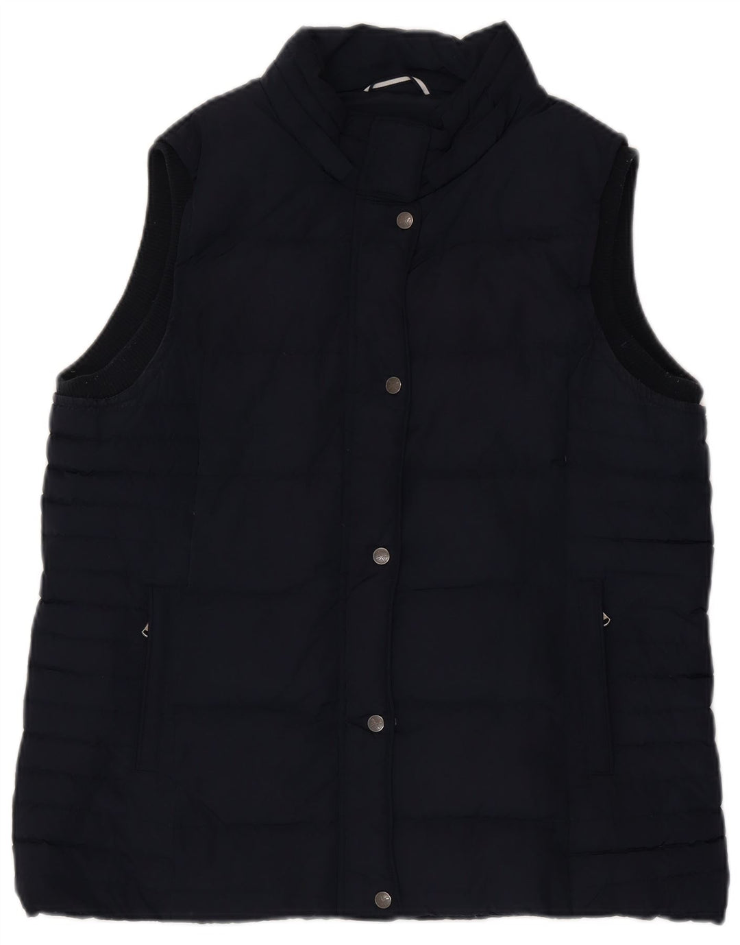 Crew Clothing Γυναικείο κανονικό γιλέκο UK 16 Large Navy Blue Polyester