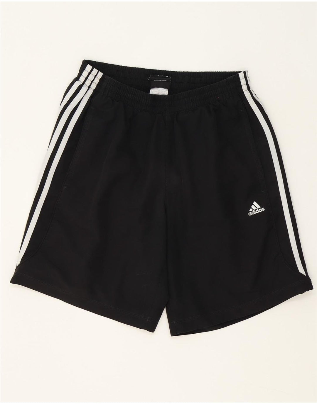 Ανδρικό σορτς Adidas Climalite από μεσαίο μαύρο πολυεστέρα