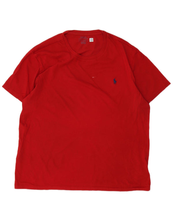 Ανδρικό T-Shirt Polo Ralph Lauren Top μεγάλο κόκκινο βαμβακερό