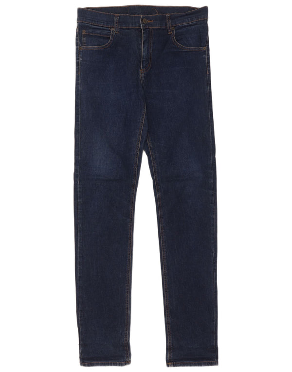 Φτηνό Monday Mens Slim Jeans W33 L34 Navy Blue Cotton