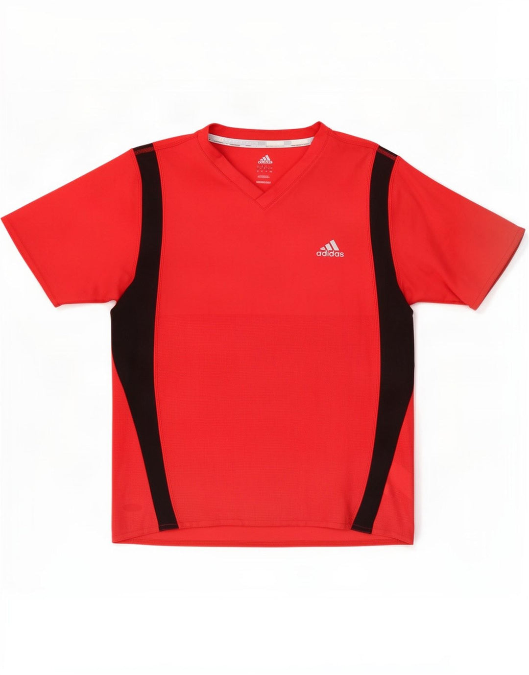 Ανδρικό T-Shirt Adidas Top Medium Red Colourblock Πολυεστέρας