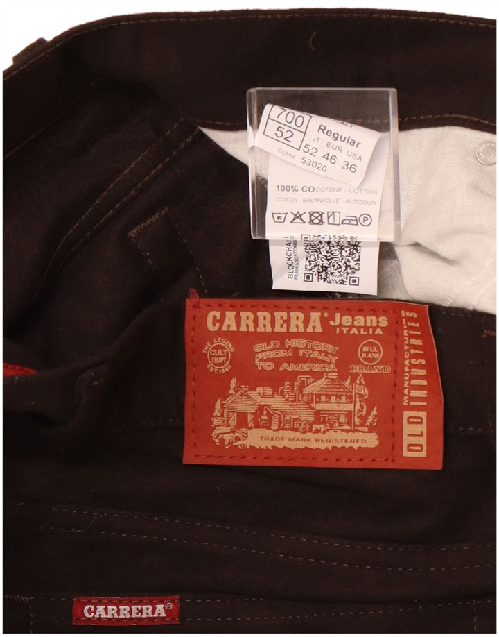 CARRERA Γυναικείο κωνικό casual παντελόνι W36 L34 Καφέ βαμβακερό