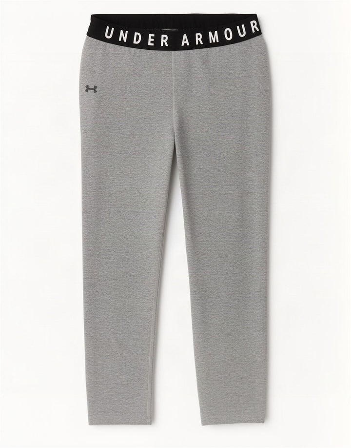 Under Armour Γυναικεία γραφικά κολάν Κάπρι UK 8 Small Grey Colourblock