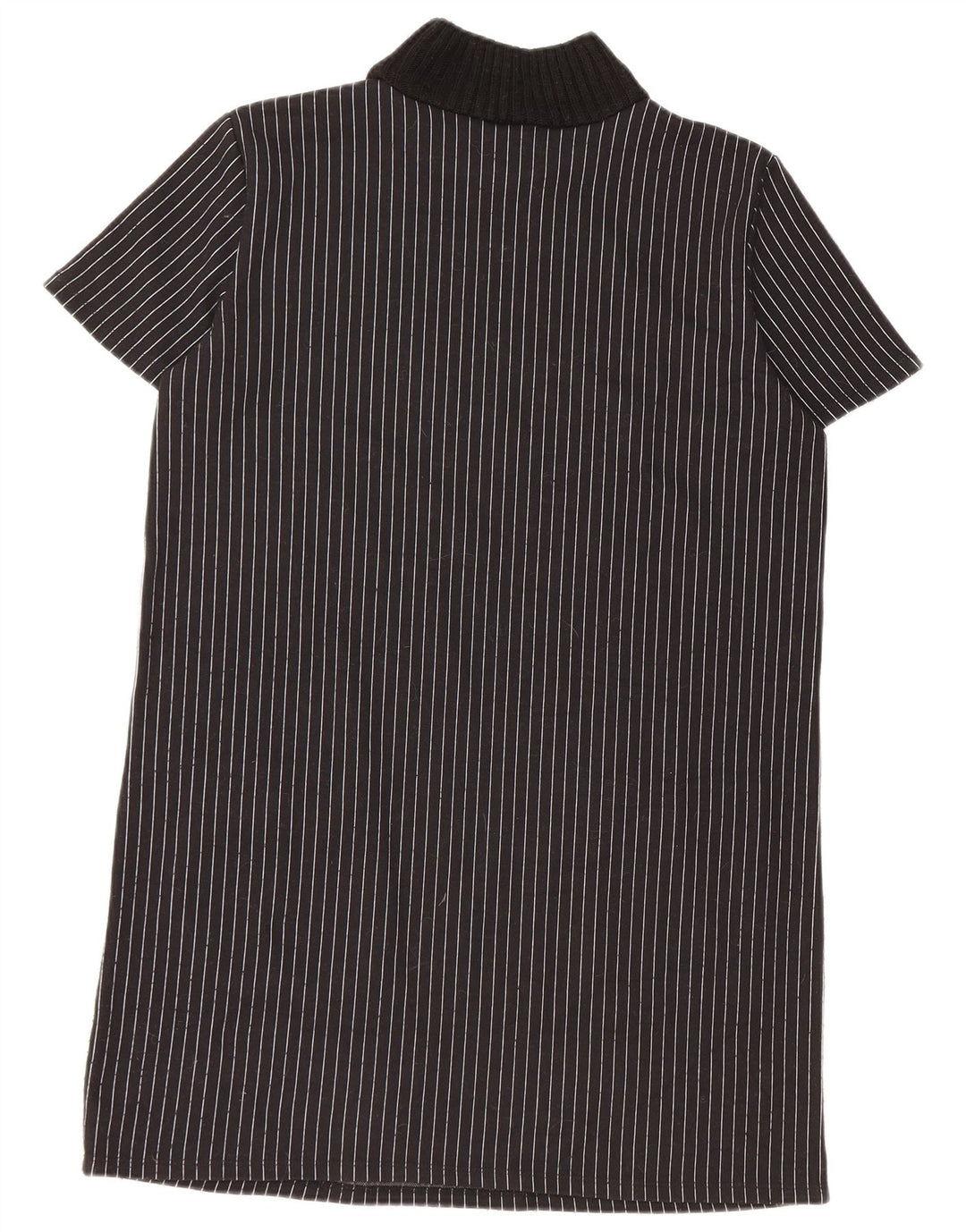 Zara Γυναικείο φόρεμα Shift UK 16 Large Black Pinstripe