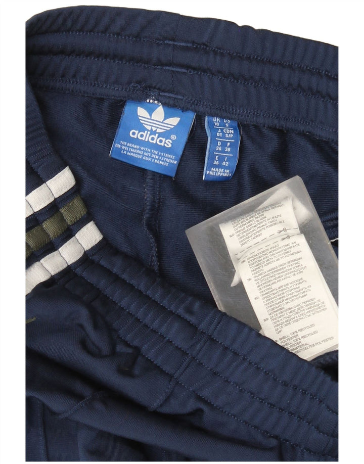 Γυναικεία αθλητική φόρμα Adidas Παντελόνι UK 10 Small Navy Blue Polyester