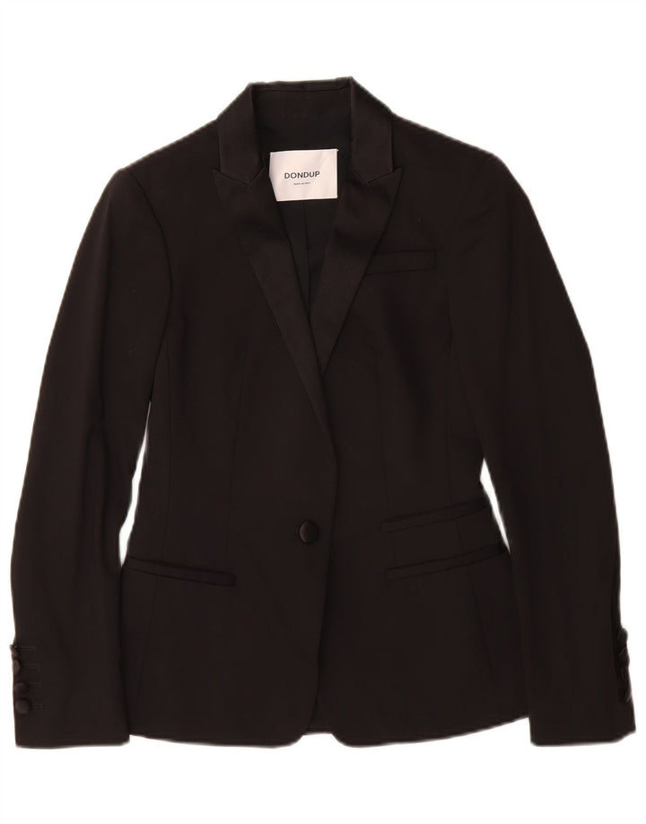 Dondup Γυναικείο Μπουφάν Blazer 1 Κουμπί IT 38 XS Μαύρο Βαμβακερό