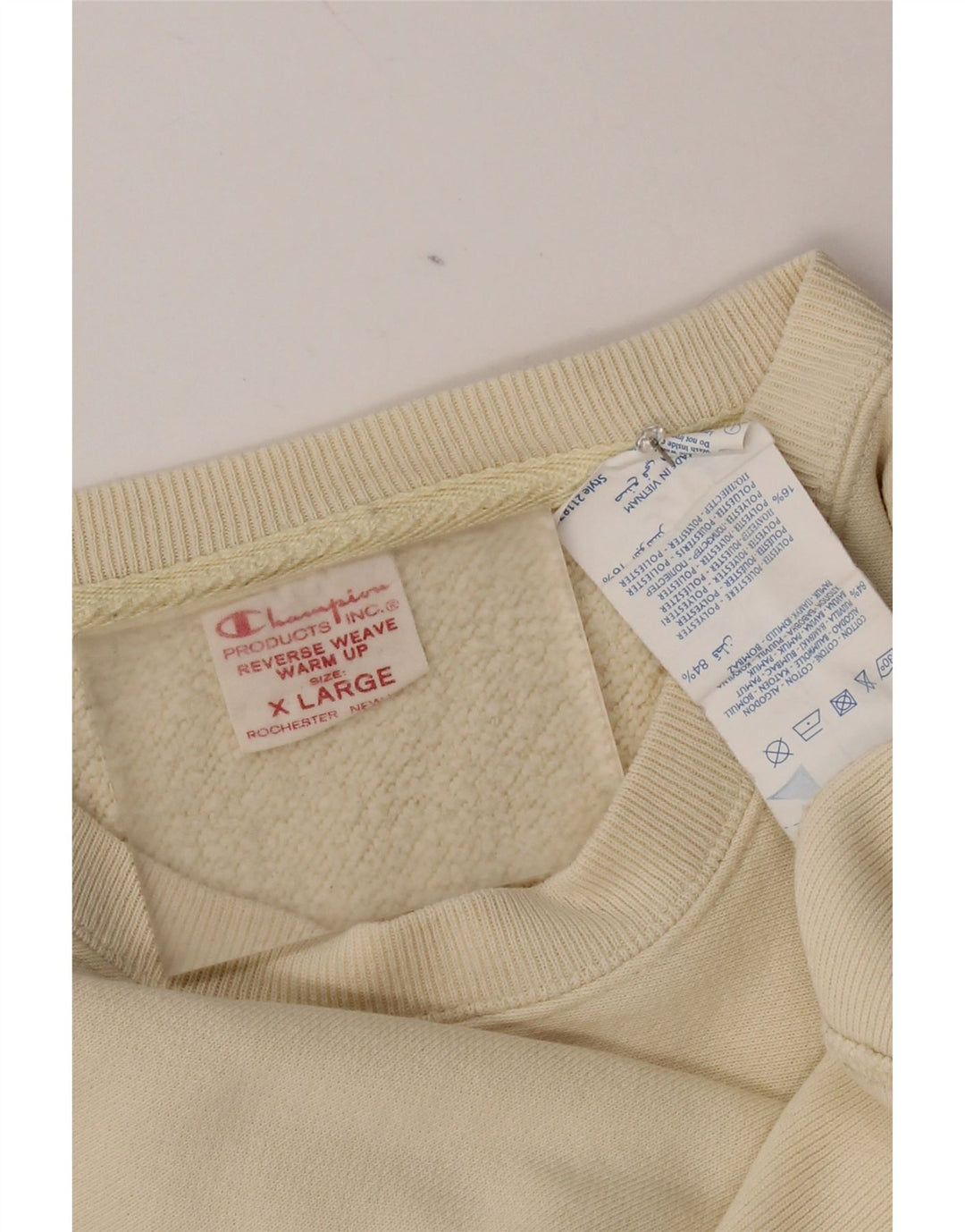 Ανδρική φούτερ Champion Jumper XL Beige Cotton