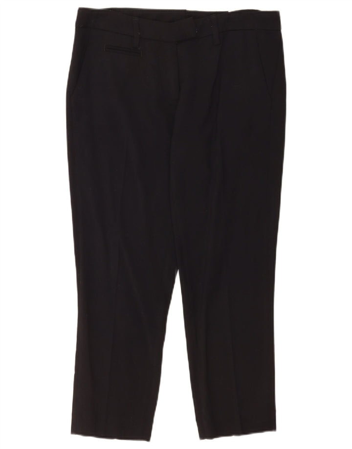 Dondup Γυναικείο Crop Παντελόνι W30 L24 Μαύρο βισκόζη