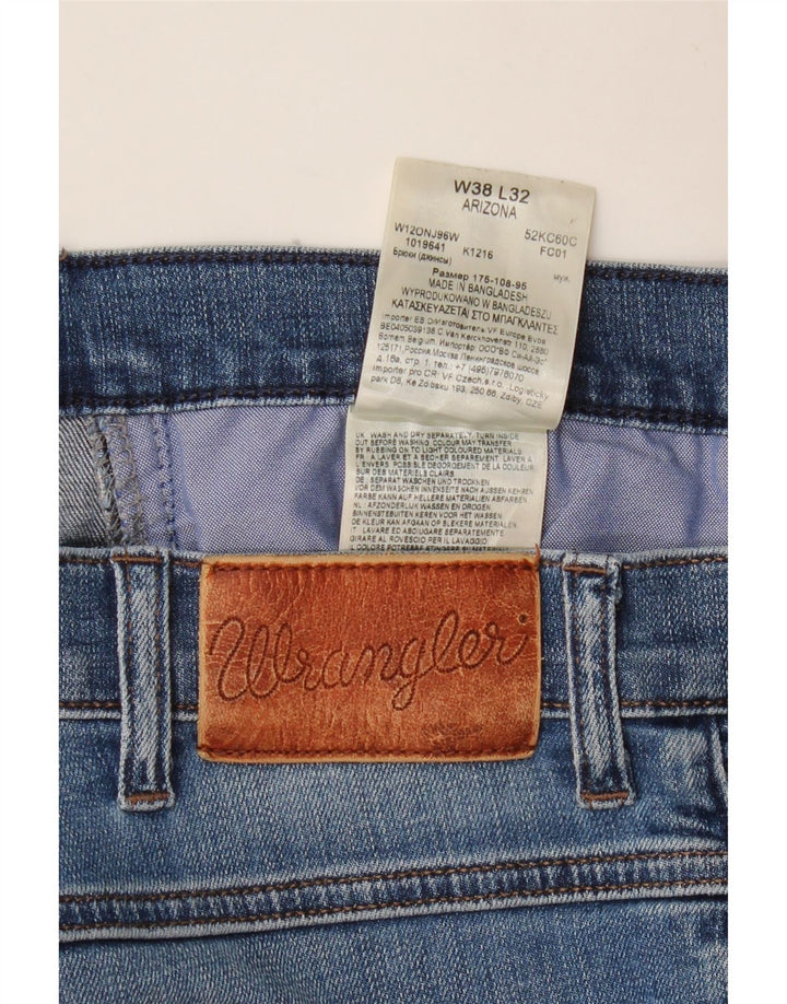 WRANGLER Ανδρικό τζιν Arizona Straight W38 L32 Μπλε βαμβακερό
