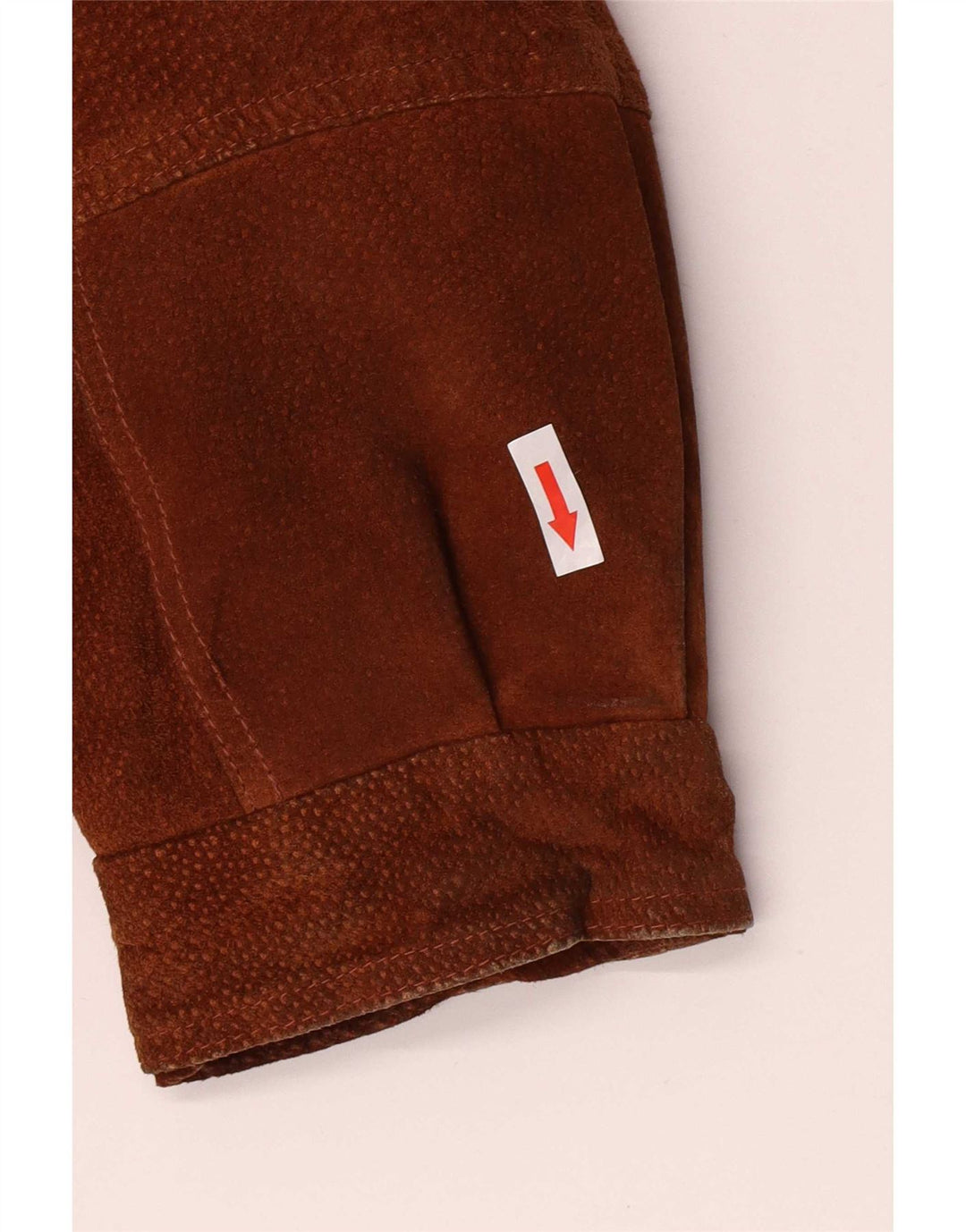 Vintage γυναικείο υπερμεγέθη σουέντ μπουφάν Parka IT 46 μεγάλο καφέ