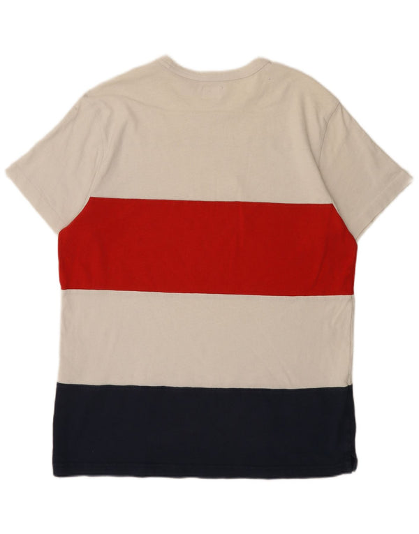 Levi's ανδρικό T-Shirt Top Large Πολύχρωμο Colourblock Βαμβακερό