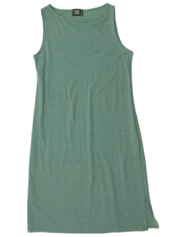 Sergio Tacchini Γυναικείο T-Shirt Φόρεμα IT 46 Μεγάλο Τιρκουάζ Flecked