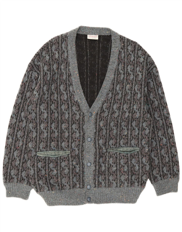 Ανδρικό πουλόβερ Ranger Cardigan IT 52 Γκρι Γκρι Γεωμετρικό Μαλλί