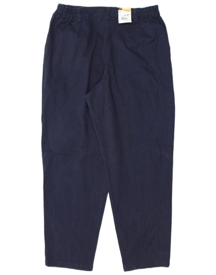 Lee Γυναικείο παντελόνι Chino με καρφίτσα US 16 2XL W36 L30 Navy Blue Cotton