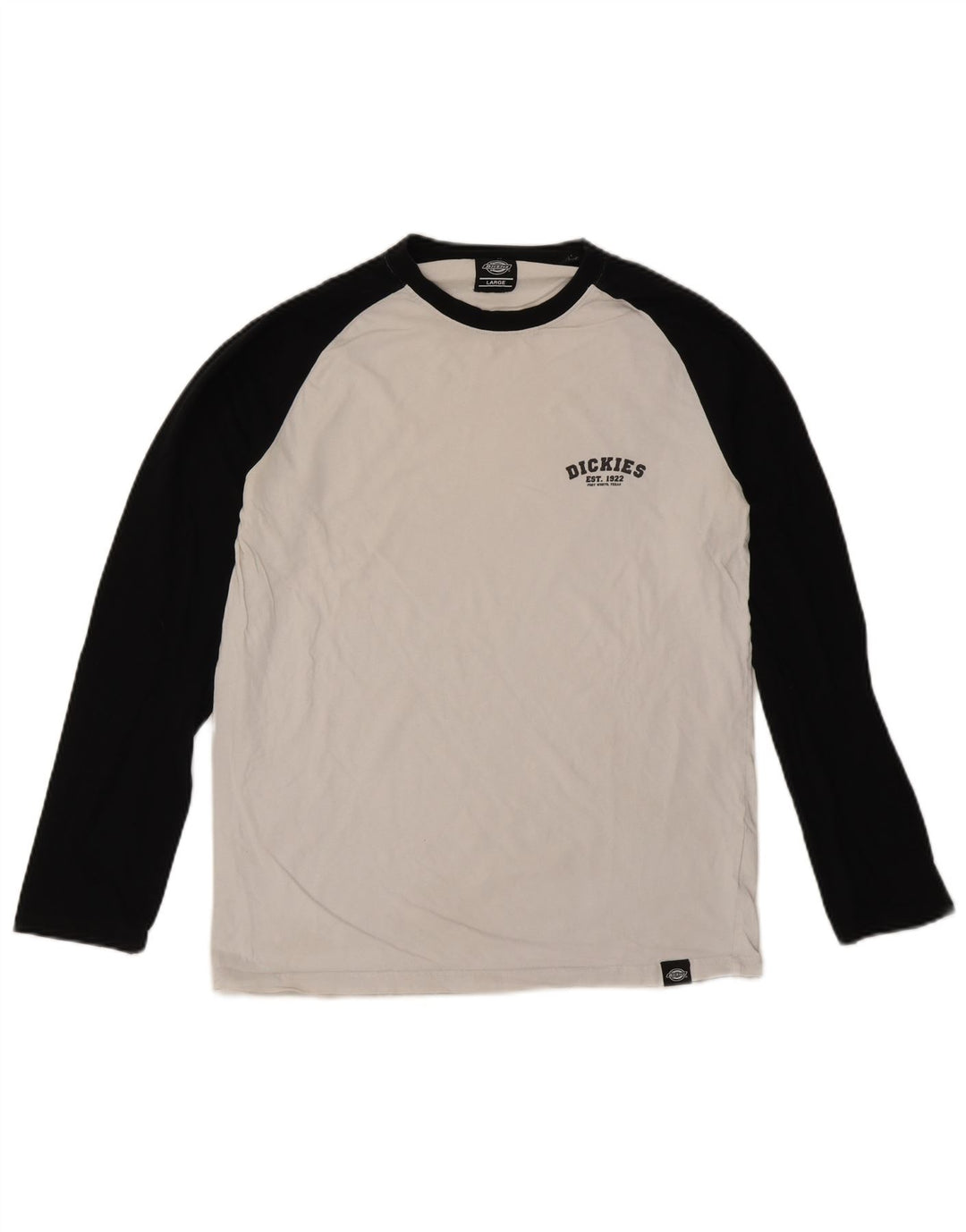 Dickies Ανδρικό μακρυμάνικο μπλουζάκι μεγάλο λευκό βαμβακερό